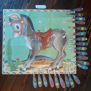 Vintage Adorable Donkey Party Game
